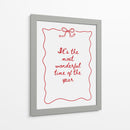 La época más maravillosa del año - Rojo - Jolly and Dash | Cuadro decorativo de Canvas Lab