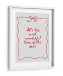 La época más maravillosa del año - Rojo - Jolly and Dash | Cuadro decorativo de Canvas Lab