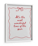 La época más maravillosa del año - Rojo - Jolly and Dash | Cuadro decorativo de Canvas Lab