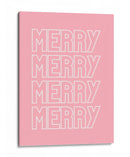 Merry Merry - Pink - Jolly and Dash | Cuadro decorativo de Canvas Lab
