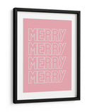 Merry Merry - Pink - Jolly and Dash | Cuadro decorativo de Canvas Lab