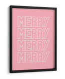 Merry Merry - Pink - Jolly and Dash | Cuadro decorativo de Canvas Lab