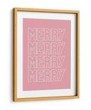 Merry Merry - Pink - Jolly and Dash | Cuadro decorativo de Canvas Lab