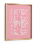 Merry Merry - Pink - Jolly and Dash | Cuadro decorativo de Canvas Lab