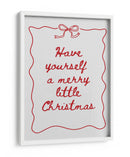 Que tengas una feliz pequeña Navidad - Rojo - Jolly and Dash | Cuadro decorativo de Canvas Lab
