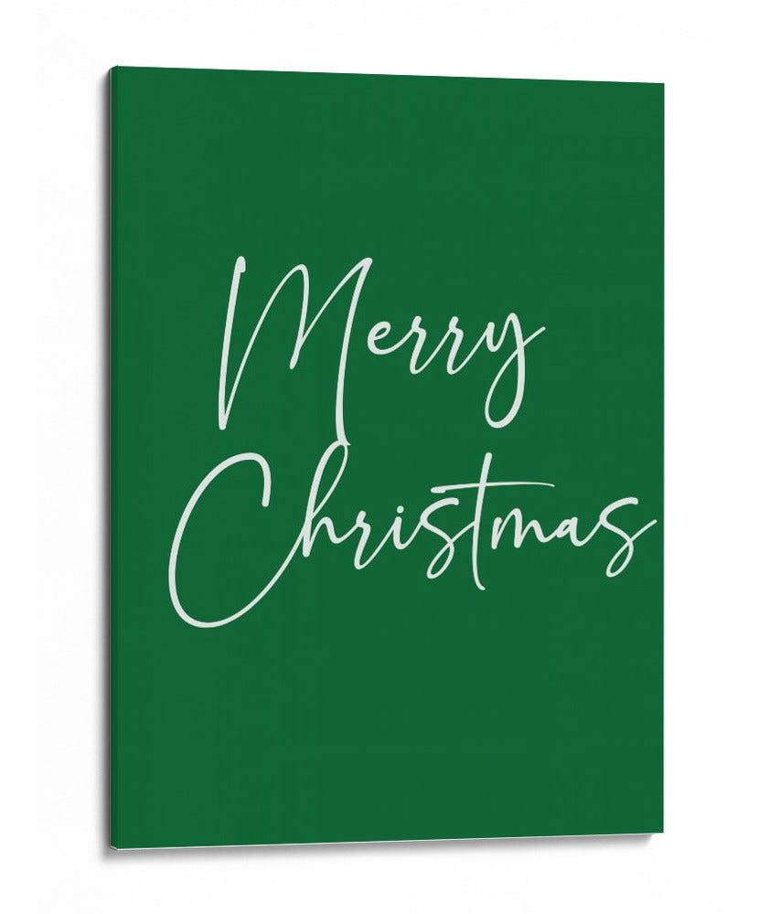 Feliz Navidad - Green - Jolly and Dash | Cuadro decorativo de Canvas Lab