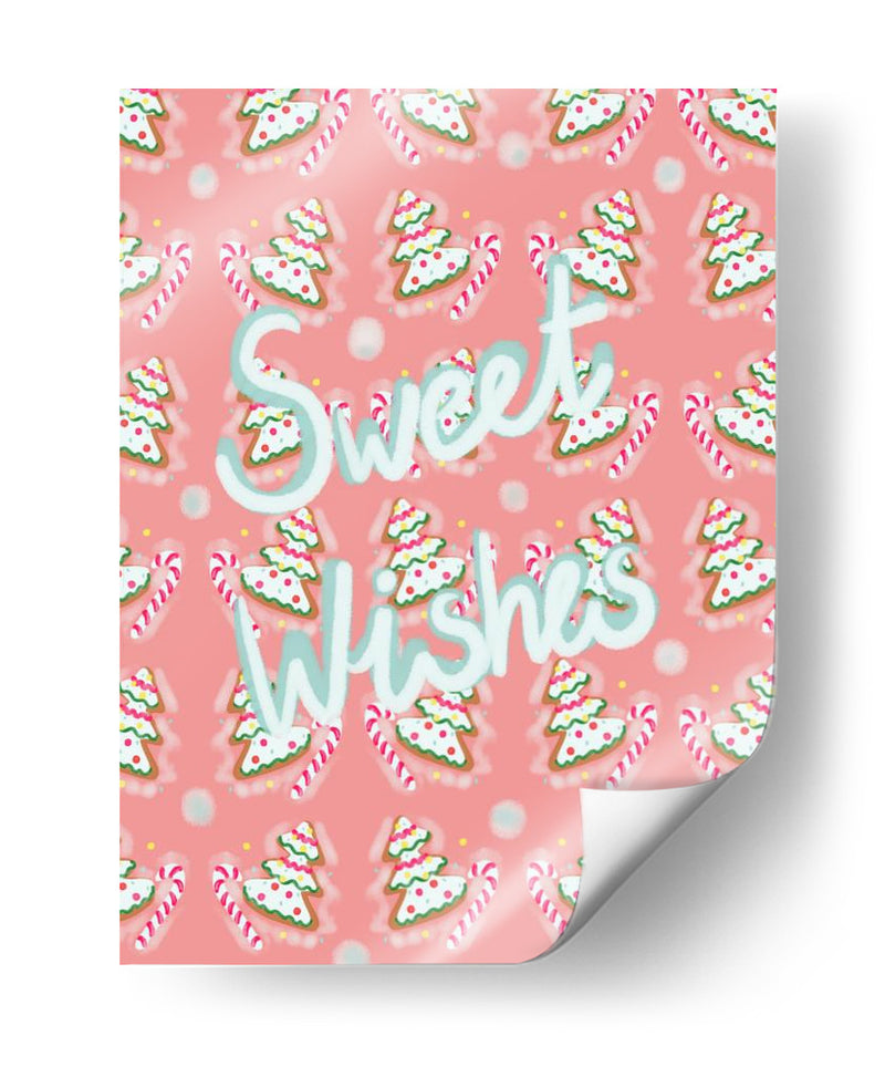 Deseos dulces de Navidad - Art by the | Cuadro decorativo de Canvas Lab