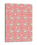 Patrón de Navidad - Art by the | Cuadro decorativo de Canvas Lab