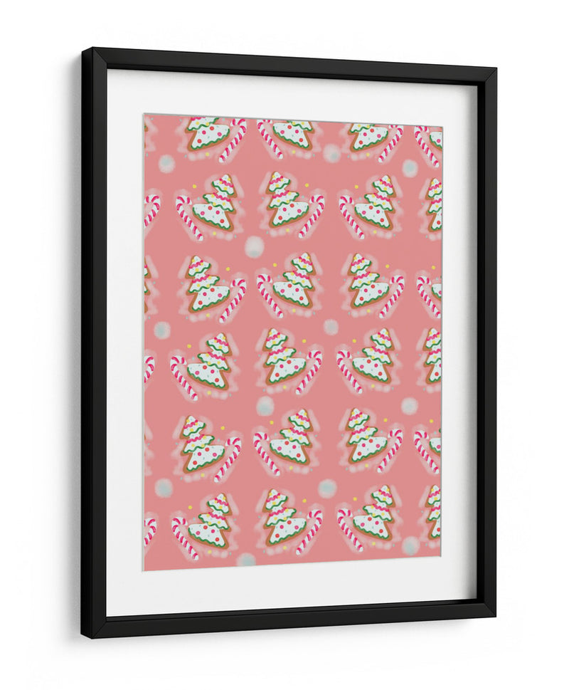 Patrón de Navidad - Art by the | Cuadro decorativo de Canvas Lab