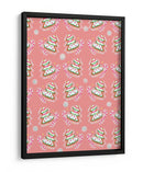 Patrón de Navidad - Art by the | Cuadro decorativo de Canvas Lab