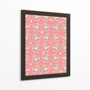 Patrón de Navidad - Art by the | Cuadro decorativo de Canvas Lab