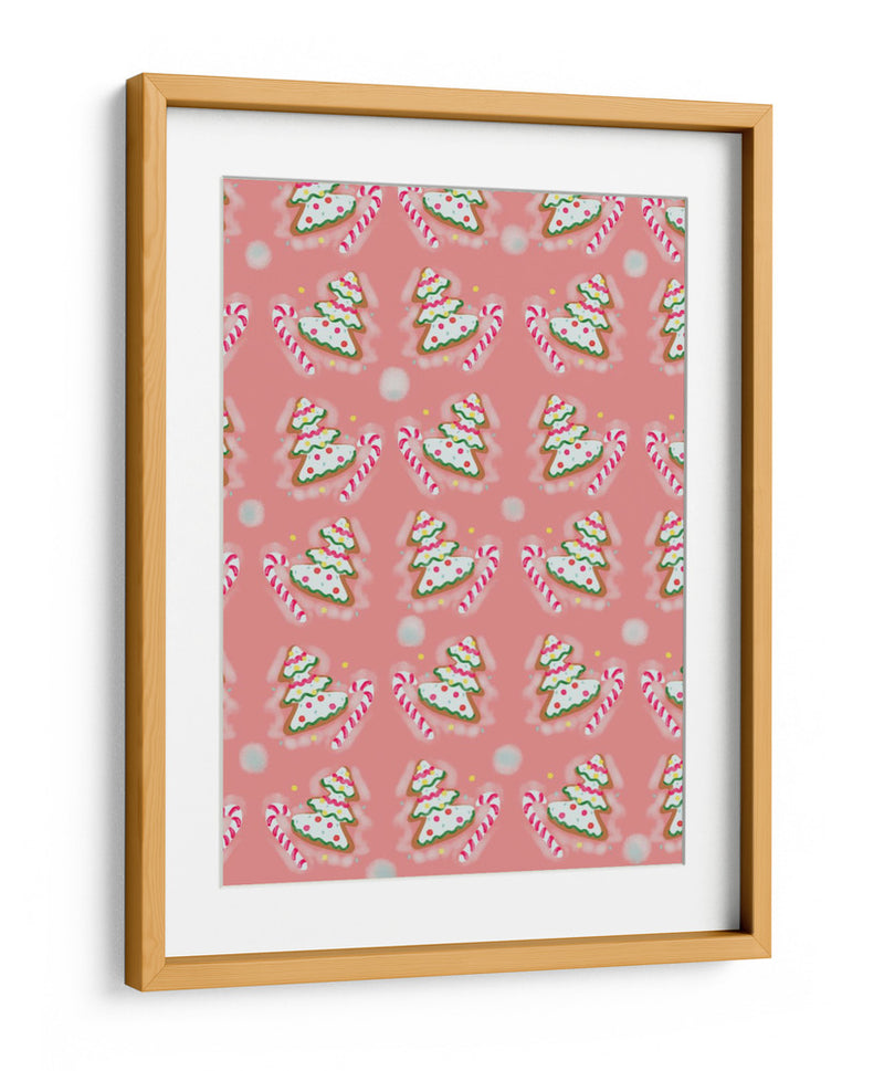 Patrón de Navidad - Art by the | Cuadro decorativo de Canvas Lab