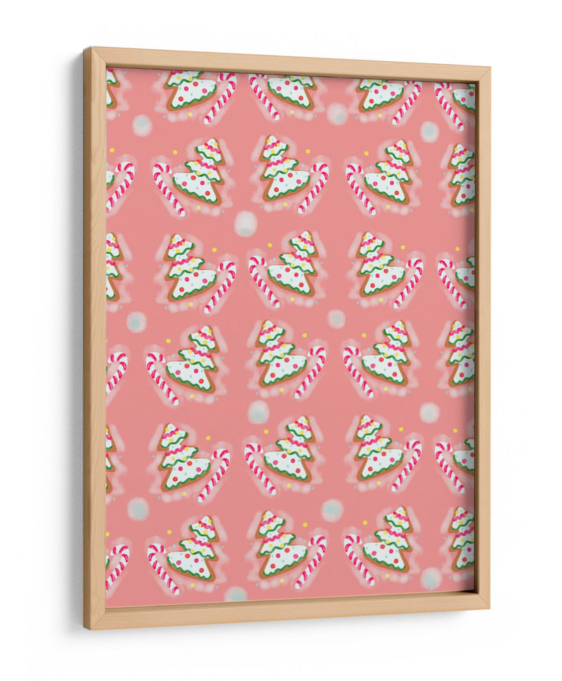 Patrón de Navidad - Art by the | Cuadro decorativo de Canvas Lab