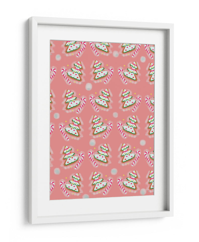 Patrón de Navidad - Art by the | Cuadro decorativo de Canvas Lab