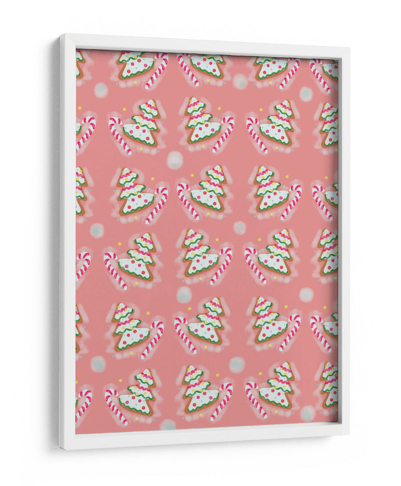 Patrón de Navidad - Art by the | Cuadro decorativo de Canvas Lab