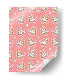 Patrón de Navidad - Art by the | Cuadro decorativo de Canvas Lab