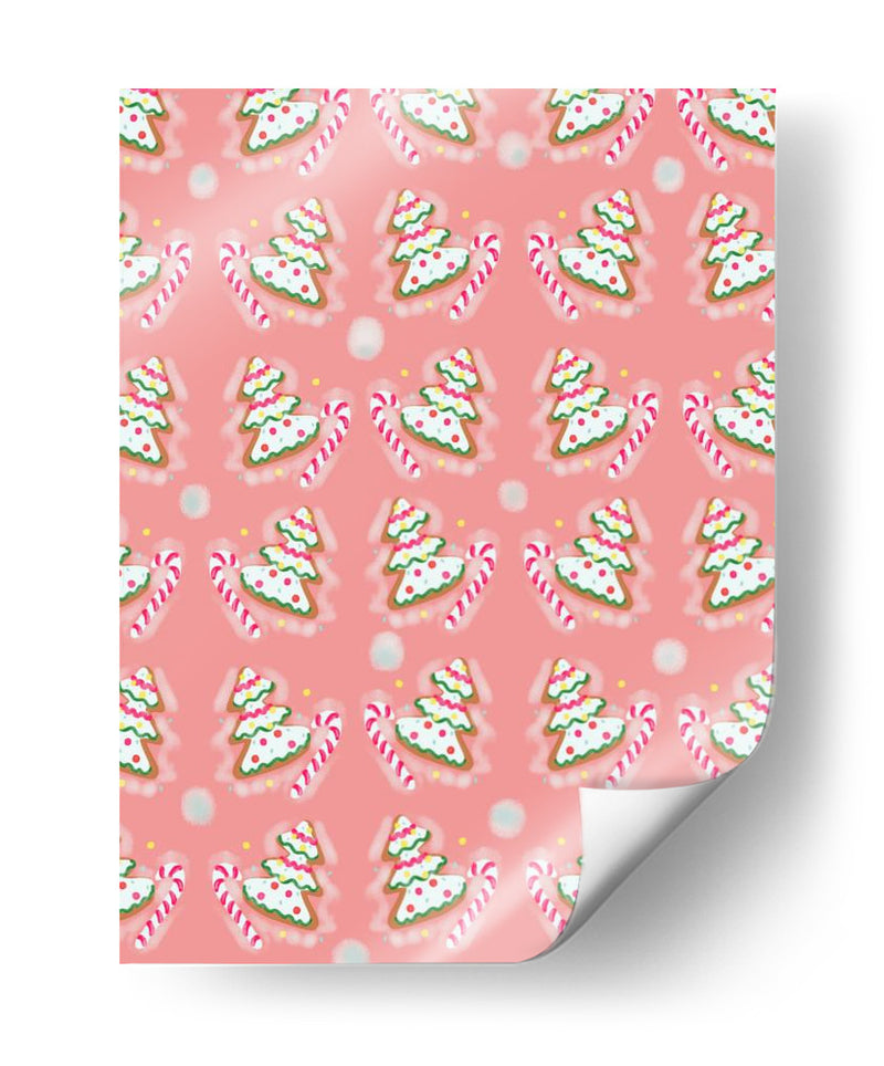 Patrón de Navidad - Art by the | Cuadro decorativo de Canvas Lab