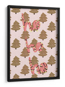 Navidad Ho Ho Ho - Art by the | Cuadro decorativo de Canvas Lab