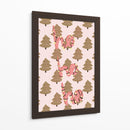 Navidad Ho Ho Ho - Art by the | Cuadro decorativo de Canvas Lab