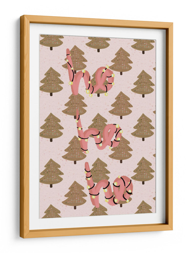 Navidad Ho Ho Ho - Art by the | Cuadro decorativo de Canvas Lab