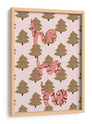 Navidad Ho Ho Ho - Art by the | Cuadro decorativo de Canvas Lab