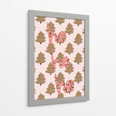 Navidad Ho Ho Ho - Art by the | Cuadro decorativo de Canvas Lab