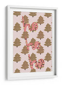 Navidad Ho Ho Ho - Art by the | Cuadro decorativo de Canvas Lab