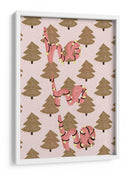 Navidad Ho Ho Ho - Art by the | Cuadro decorativo de Canvas Lab