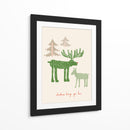 Navidad te trae amor Alce - Annick | Cuadro decorativo de Canvas Lab
