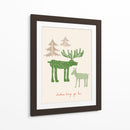 Navidad te trae amor Alce - Annick | Cuadro decorativo de Canvas Lab