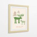 Navidad te trae amor Alce - Annick | Cuadro decorativo de Canvas Lab