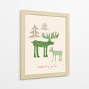 Navidad te trae amor Alce - Annick | Cuadro decorativo de Canvas Lab