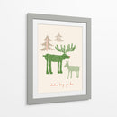 Navidad te trae amor Alce - Annick | Cuadro decorativo de Canvas Lab