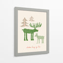 Navidad te trae amor Alce - Annick | Cuadro decorativo de Canvas Lab