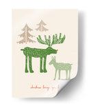 Navidad te trae amor Alce - Annick | Cuadro decorativo de Canvas Lab
