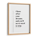 Chase after your dreams - Raúl Reynoso | Cuadro decorativo de Canvas Lab