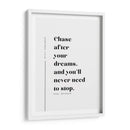 Chase after your dreams - Raúl Reynoso | Cuadro decorativo de Canvas Lab