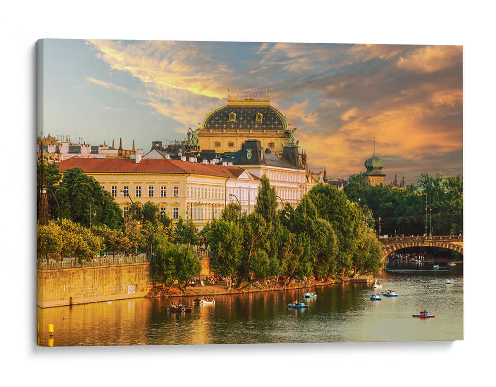 Atardecer en Praga - Imagenes360 | Cuadro decorativo de Canvas Lab