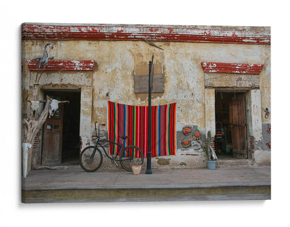 Fachadas en Loreto, Baja California Sur - Luis Rodrigo Magaña Andrade | Cuadro decorativo de Canvas Lab