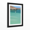 Yate en playa Balandra - Luis Rodrigo Magaña Andrade | Cuadro decorativo de Canvas Lab