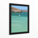 Yate en playa Balandra - Luis Rodrigo Magaña Andrade | Cuadro decorativo de Canvas Lab