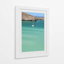 Yate en playa Balandra - Luis Rodrigo Magaña Andrade | Cuadro decorativo de Canvas Lab