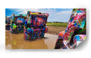 Cadillac Ranch - M Gutierrez | Cuadro decorativo de Canvas Lab