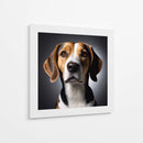 Beagle  - Rev | Cuadro decorativo de Canvas Lab