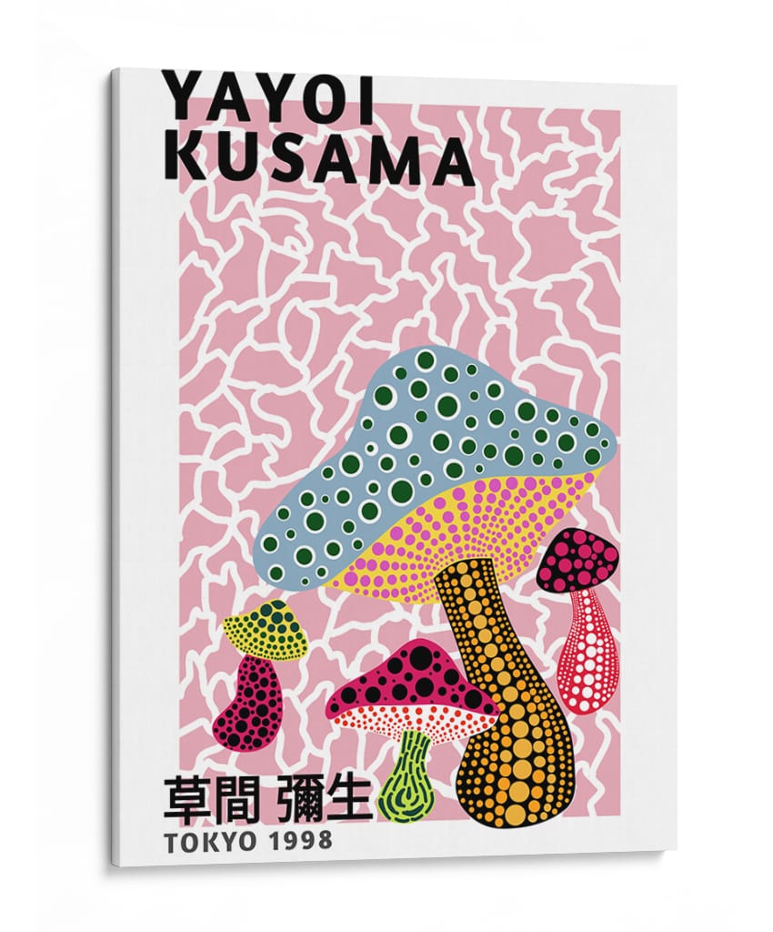 Hongo Yayoi Kusama - Puffy Design | Cuadro decorativo de Canvas Lab