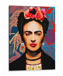 Frida Kahlo - Puffy Design | Cuadro decorativo de Canvas Lab
