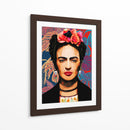 Frida Kahlo - Puffy Design | Cuadro decorativo de Canvas Lab
