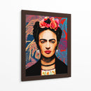 Frida Kahlo - Puffy Design | Cuadro decorativo de Canvas Lab