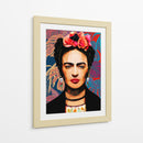 Frida Kahlo - Puffy Design | Cuadro decorativo de Canvas Lab