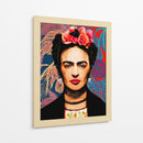 Frida Kahlo - Puffy Design | Cuadro decorativo de Canvas Lab